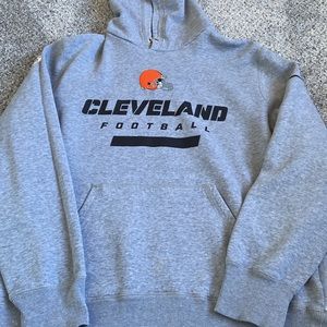 Cleveland Browns Gray Nfl Hoodie XL